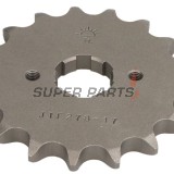 Преден пиньон -JT- JTF278,17, 17 зъба, Honda CB 250 1973-1982, CB 350 1969-1977, CB 360 1973-1977, CB 400 1974-1980, CB 450 1982-1986, CB 500 1975-1977, CJ 250 1976-1979, CJ 360 1978, CM 450 1982-1983