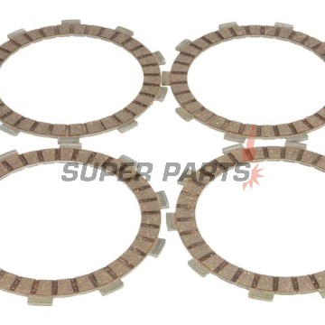 Съединител комплект (дискове) -FERODO- FCD0257, Yamaha SR 125 (1996-2003) / TW 125 Trailway (1999-2002)