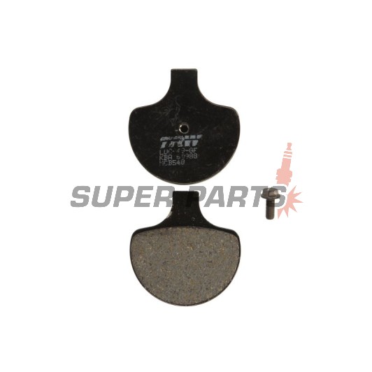 Накладки -TRW- MCB548, Harley-Davidson Touring (Road King, Electra Glide, Tour Glide, Road Glide), Softail (Fat Boy, Heritage, Springer, Night Train), Dyna (Super Glide, Low Rider, Wide Glide), Sportster XL/XLH 883/1200 (1984-2008)