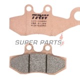 Накладки -TRW- MCB744SRM, синтеровани, Aprilia SR, Sportcity; Derbi Boulevard; Vespa/Piaggio 946, Beverly, Carnaby, Fly, GT, GTS, GTV, Granturismo, Hexagon, Liberty, MP3, Primavera, Skipper, Sprint, Typhoon, X7, X8, X9, X10 (2000-2017)