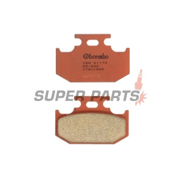 Накладки -BREMBO- 07SU18SD, Kawasaki KX 125/250/500, Suzuki DR 350 / RM 125/250, Yamaha TT 600 / WR 400F / YZ 125/250 (1990-2002)