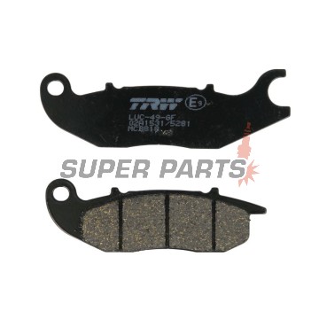 Накладки -TRW- MCB818, Derbi Mulhacen 125, Terra 125/125 Adventure, Honda CRF250L, CRF250M