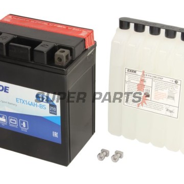 Акумулатор -EXIDE- YTX14AH-BS, 12Ah 12V
