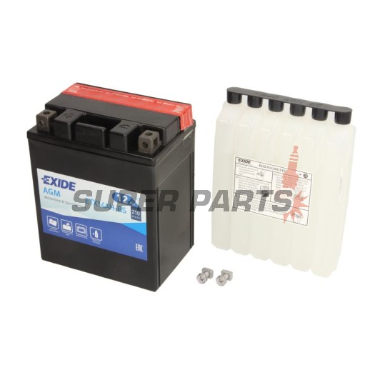Акумулатор -EXIDE- YTX14AH-BS, 12Ah 12V