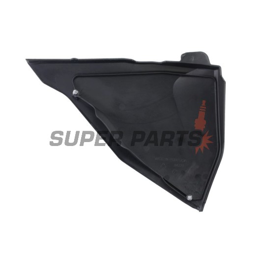 Капак/пластмаса въздушен филтър -POLISPORT- черен, KTM EXC, EXC-F, SX, SX-F, XC, XC-F 125-450 2020-2023