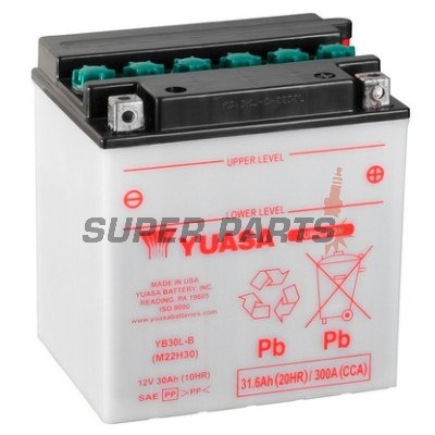 Акумулатор -YUASA- YB30L-B, 32Ah 12V