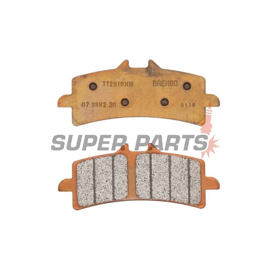Накладки -BREMBO- 07BB3793, Aprilia RSV4, BMW HP2 / HP4 / S1000RR, Ducati 1098 / 1198 / 848 / Diavel / Panigale / xDiavel, Kawasaki Ninja H2 / ZX-10R / ZX-14R, KTM RC8 / Super Duke, MV Agusta Brutale / F3 / F4, Suzuki Hayabusa / GSX-R / GSX-S, Triumph Day
