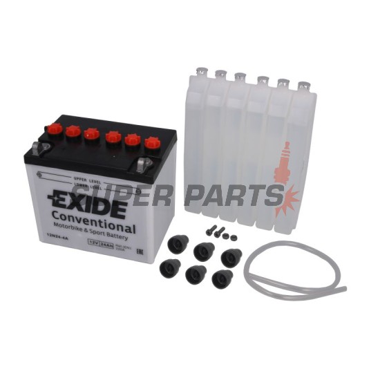 Акумулатор -EXIDE- 12N24-4A, 24Ah 12V
