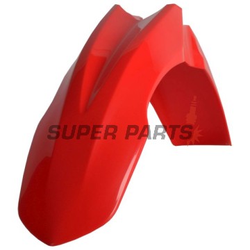 Преден Supermoto калник -POLISPORT- червен, HONDA CRF 250/450 2009-2013