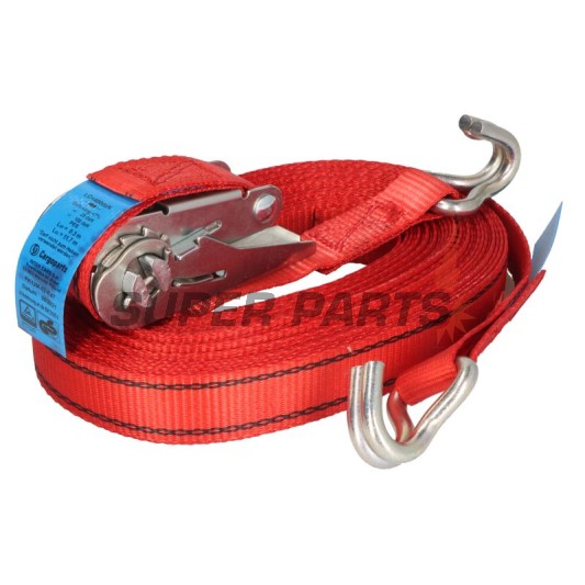 Колан за осигуряване -CARGOPARTS- 12m, с тресчотка, 40daN