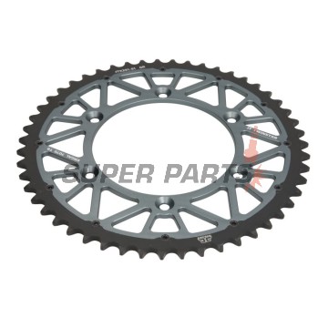 Заден пиньон -JT- JTX251,51GR, 51 зъба, сив, хибриден, Yamaha FX 250 2016-2018, TT-R 230 2005-2017, WR 250 1999-2020, WR 400 1999-2002, WR 426 2001-2002, WR 450 2003-2020, YZ 125/250 1999-2020, YZ 400 1999, YZ 426 2000-2002, YZ 450 2003-2020