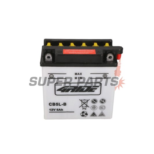 Акумулатор -4 RIDE- CB5L-B 4RIDE, 5Ah 12V