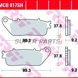 Накладки -TRW- MCB817SH, Honda CD 250U, CH 125 Spacy, MBX 50SD, VFR 1200F; Hyosung Comet/GT/GV Karion/RX/XRX 125/250/650/700; Kymco Nexxon 50, Pulsar 125 - 50/125/250/650/700/1200cc, 1985-2010
