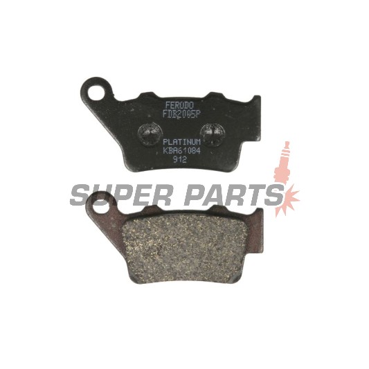 Накладки -FERODO- FDB2005P, Aprilia ETV Caponord / Pegaso, BMW C / C1 / F / S, Ducati Monster / Scrambler, Gas Gas EC / MC, Honda CB / NX / SLR, Husaberg FE / FC, Husqvarna CR / SM / TC / TE / WR, KTM Duke / EXC / LC4 / SX / Super Duke, Triumph Street Tri