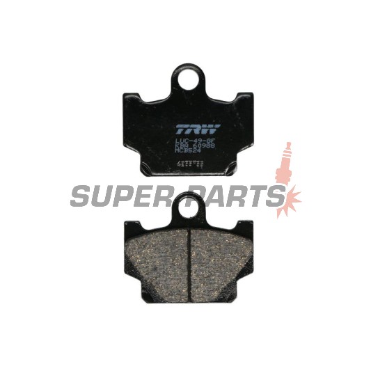 Накладки -TRW- MCB524, Yamaha RD80/125/250/350LC (1982-1984), SR125/250 (1996-1998), XJ550/650 (1983-1985), XS400 DOHC (1982-1984), XT500/600Z Tenere (1983-1989), XV250 Virago (1989-1994), XZ550 (1982-1984)