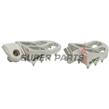 Степенки -ZAP TECHNIX- сребристи, KTM SX / SX-F / EXC / EXC-F / Freeride / Enduro 690 / SMC 690, Husqvarna TC / FC / TE / FE / Enduro 701 / Supermoto 701, Yamaha YZ / YZ-F 65-701 1996-