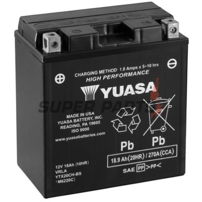 Акумулатор -YUASA- YTX20CH-BS, 19Ah 12V