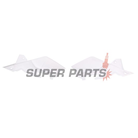 Задни странични пластмаси -POLISPORT- бели, HUSQVARNA CR, TC, TE, WR 125-510 2005-2011