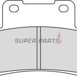 Накладки -FERODO- FDB2216ST, Aprilia RS 125 2006-2012