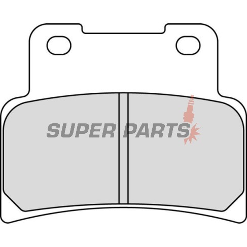 Накладки -FERODO- FDB2216ST, Aprilia RS 125 2006-2012