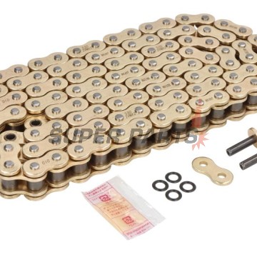 Верига -DID- 530ZVMX2G&G-110, размер 530, 110 звена, двойно усилена, златиста
