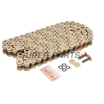 Верига -DID- 530ZVMX2G&G-110, размер 530, 110 звена, двойно усилена, златиста
