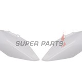 Задни странични пластмаси -POLISPORT- бели, HONDA CRF 250/450 2013-2017