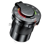 USB адаптер -4 RIDE- 12V, 20W, USB 3.0 + PD (Power Delivery - type C) 2 пина - универсален