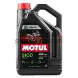 Двигателно масло -MOTUL- 5100, 15W50, полу-синтетика + естер, 4L