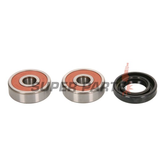 Колесен лагер комплект -TOURMAX- Yamaha CS (Jog) 50 2002-2015, Yamaha CW 50 1990-2016, Yamaha EW (Slider) 50 2000-2015, Yamaha FS1 50 1978-1979, Yamaha NS (Aerox) 50 2013-2016, Yamaha YE (Zest) 50 1992-1995