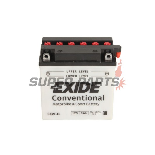 Акумулатор -EXIDE- YB9-B, 9Ah 12V