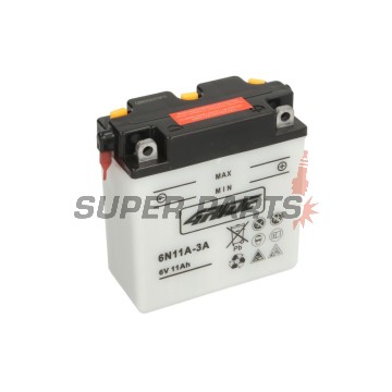 Акумулатор -4 RIDE- 6N11A-3A 4RIDE, 11Ah 6V