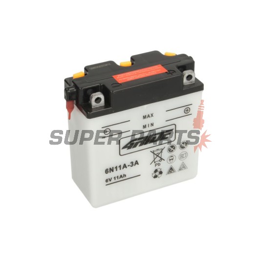 Акумулатор -4 RIDE- 6N11A-3A 4RIDE, 11Ah 6V