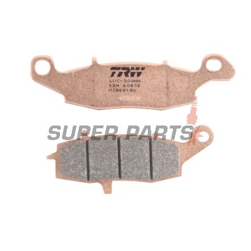 Накладки -TRW- MCB681SV, Kawasaki ER-6F/ER-6N, Versys 650, VN/Vulcan, W650/W800, Z750/ZR-7; Suzuki V-Strom, SV650, GS500, Bandit, Intruder/VanVan (1995-2020)