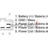 Реле за зареждане -DZE- реле-регулатор, 12V, 20A, SUZUKI DR, DR-Z, LT, LT-F 160-400 1987-2017