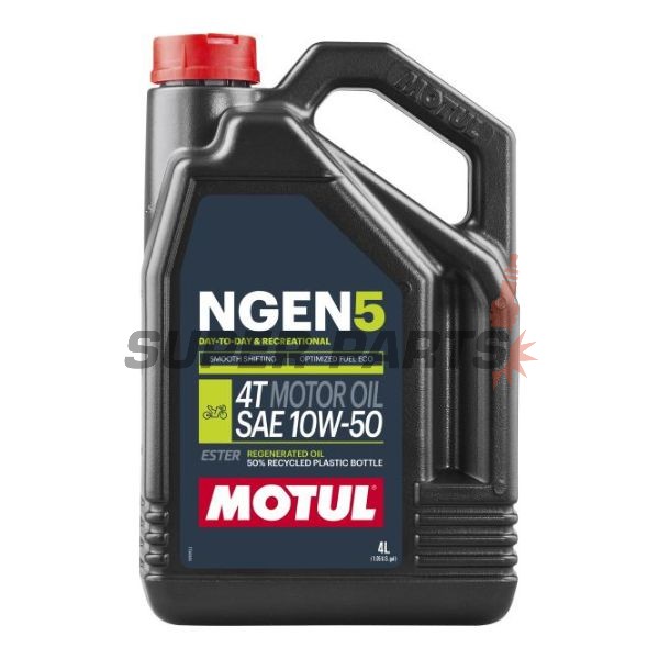 Двигателно масло -MOTUL- 10W50, полу-синтетика, 4L