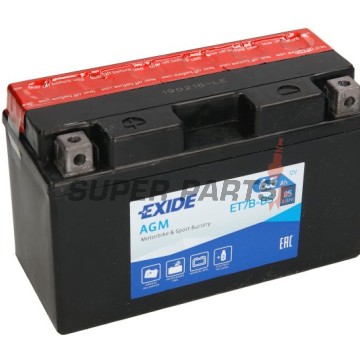 Акумулатор -EXIDE- YT7B-BS, 6.5Ah 12V