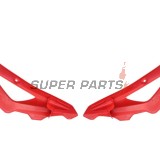 Предни странични пластмаси -POLISPORT- червени, HUSQVARNA TC 250/310/450 2008-2009