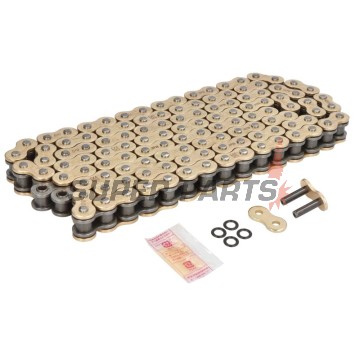 Верига -DID- 525VX3G&B-120, размер 525, 120 звена, усилена, злато/черна