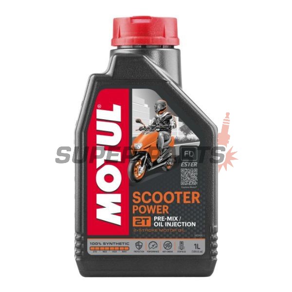 2-тактово масло -MOTUL- SCOOTER POWER, 2T, пълна синтетика + естер, 1L