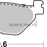 Накладки -BREMBO- 07YA3908, Hyosung GV 650 2005, Yamaha FJR 1300,1300A (ABS) 2001-2012, Yamaha TDM 900,900A (ABS) 2002-2012, Yamaha XV 1700 (Road Star Warrior) 2003-2005