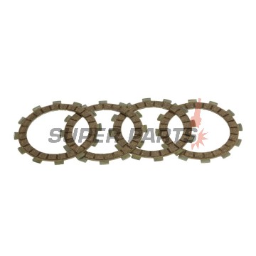 Съединител комплект (дискове) -FERODO- FCD0636, Aprilia AF1/Classic/ET/MX/Pegaso/RS/RX/SX/Tuono 50-125, Beta RR 50, Rieju Drac/MRT/MRX/RR/SMX/Spike 50, Sherco Enduro 50, Yamaha DT/TZR 50 (1984-2019)
