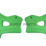 Предни странични пластмаси -POLISPORT- зелени, KAWASAKI KX 125/250 1996-1998