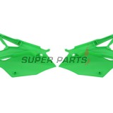 Задни странични пластмаси -POLISPORT- зелени, KAWASAKI KX 250 2017-2020