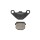 Накладки -RMS- 22 510 0040, Aprilia RS4 125 2011-2013, 2015, Aprilia RS4 50 2013, 2015, Benelli Zenzero 313 2012-2015, Derbi DXR 200/250 2004-2005, Hyosung SB 50 2006-2008, Hyosung SD 50 1999-2004, Keeway FLASH 2T 50 2006-2009