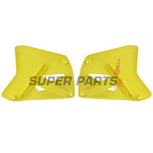 Предни странични пластмаси -POLISPORT- жълти, SUZUKI RM 125/250 2001-2008