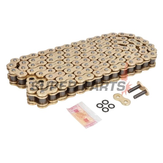 Верига -DID- 530ZVMX2G&G-116, размер 530, 116 звена, двойно усилена, златиста