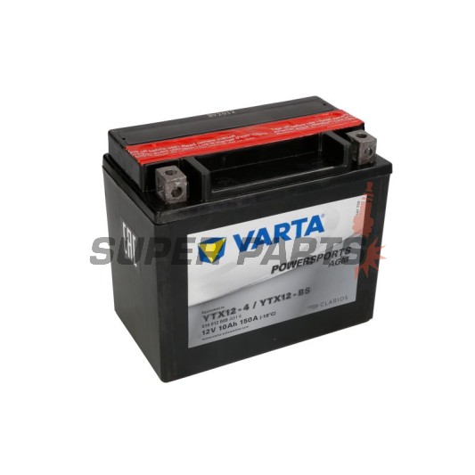 Акумулатор -VARTA- YTX12-BS, 10Ah 12V
