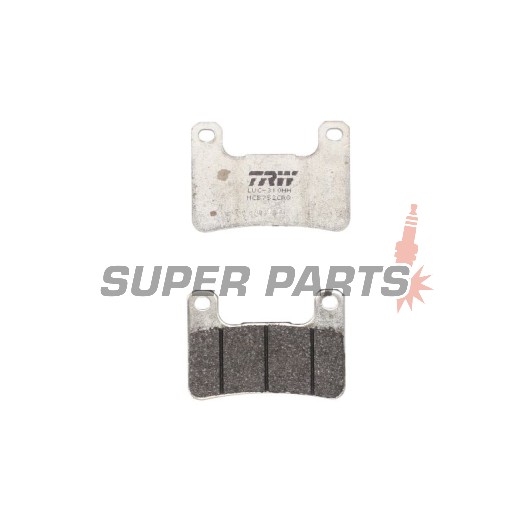 Накладки -TRW- MCB752CRQ, Harley-Davidson XR1200X Sportster + Hyosung GT650R Comet / GV700 Aquila + Kawasaki H2 Ninja SX / Z1000-Z1000SX / ZX10R / ZX1000 Ninja + Suzuki GSX1300R Hayabusa / GSX-R600-1000 / GSX-S1000 (2004-2020)