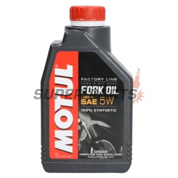 Масло за амортисьори -MOTUL- Factory Line, за предници/вилки, 5W, 1L